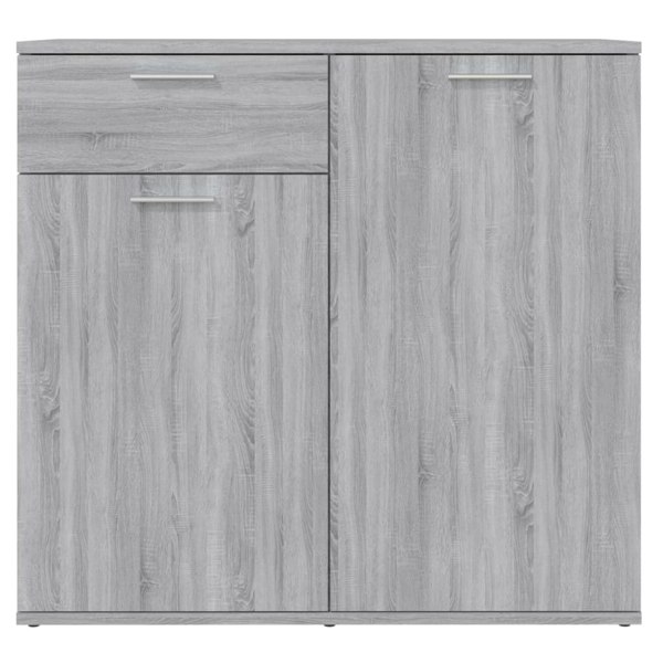 Berkfield Sideboard Grey Sonoma 80x36x75 cm Engineered Wood