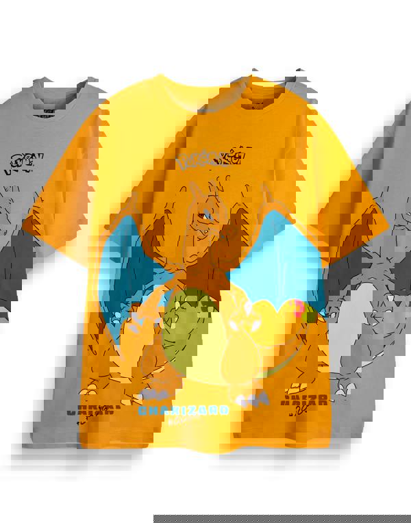 Pokemon Boys Multicoloured Pikachu, Charazard & Gengar Multi-Pack of 3 Short-Sleeved T-Shirts