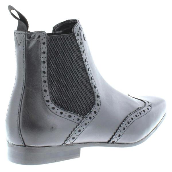 HX London Harlow Men's Leather Pointed Brogue Chelsea Boots