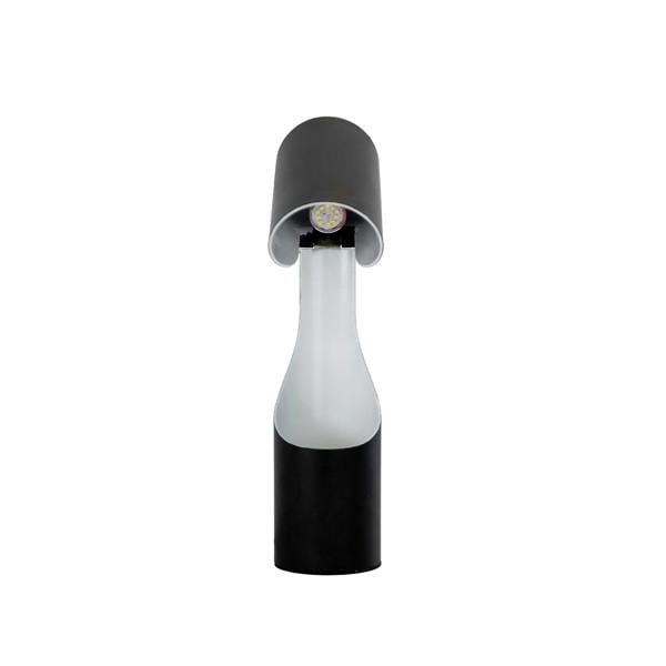 Angel Cerdá Table lamp in black and white steel 8113