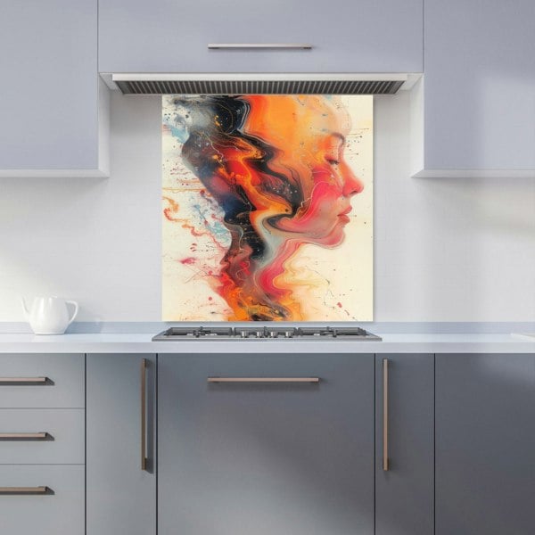 Warren Reed - Designer Geometric Vibrance Kitchen Splashback