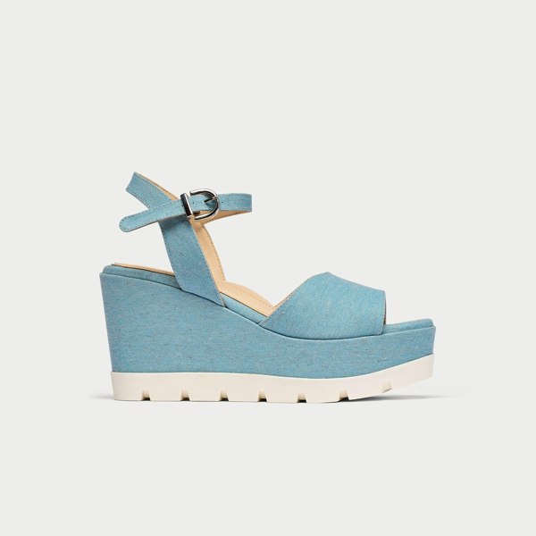 Calla Rosa Shoes - Denim Canvas