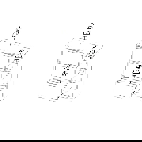 Furniture To Go Next Sideboard with 1 Door and 3 Drawers White