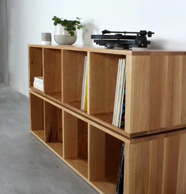 The Urban Editions Corston Vinyl Storage Cube Shelving