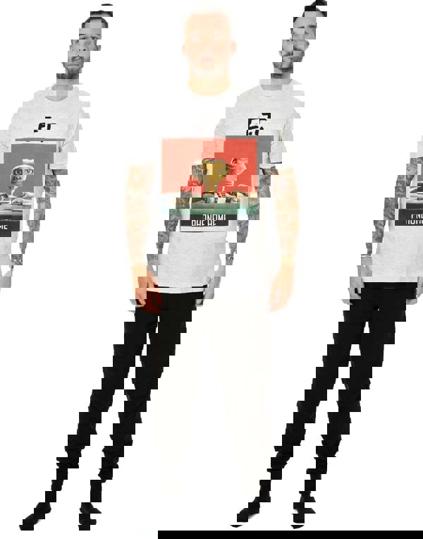 ET Mens Grey Short Sleeve Long Leg Pyjama Set