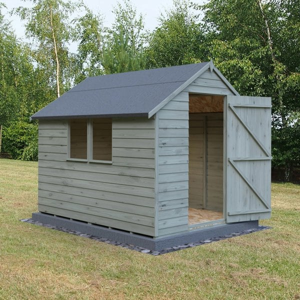 Shire Overlap 8x6 Value with Window Pressure Treated Storage Shed