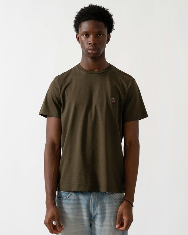 Parajumpers Patch Tee Mens T-Shirt - Deep Moss 117