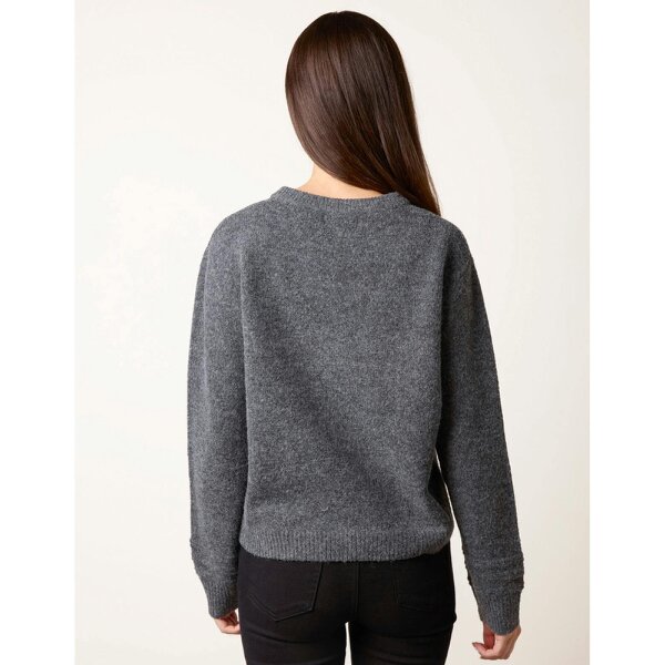 Blue Vanilla Cardigan With Pearl and Diamante Military Button Front Detailing