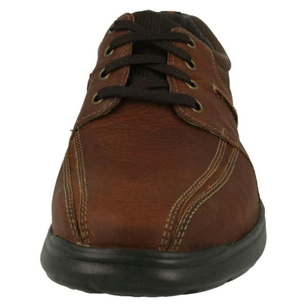 Clarks Mens Clarks Stitch Detailed Lace Up Shoes Cotrell Walk