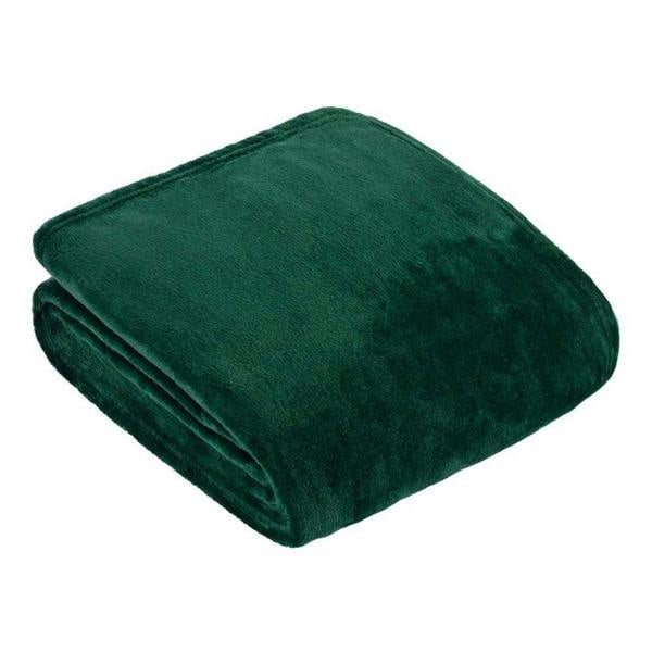 Furn Harrow Fleece Throw - Emerald