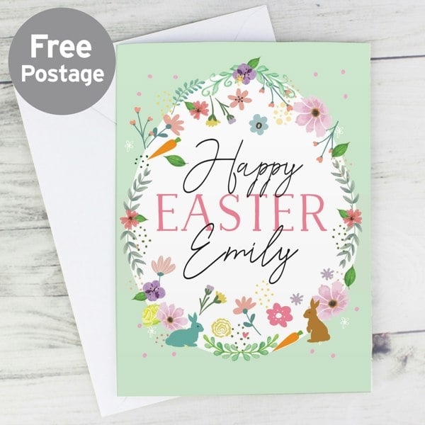 Personalised Memento Company Personalised Easter Springtime Card