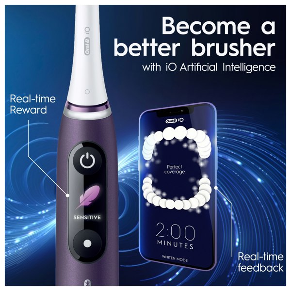 Oral-B iO 8 Electric Toothbrush - Violet