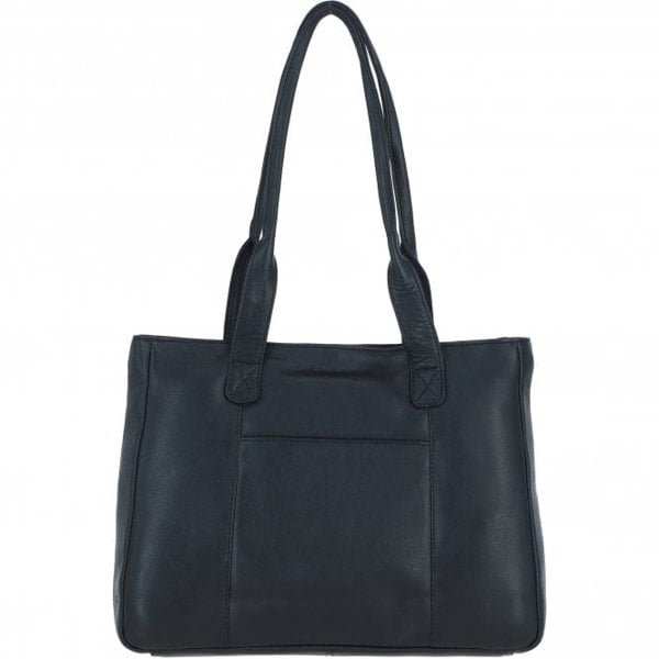 Ashwood Sleek & Spacious Real Leather Shoulder Bag: London