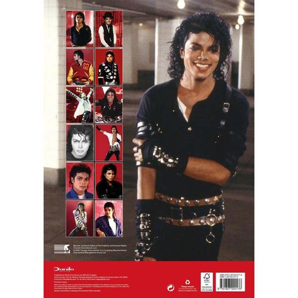 Michael Jackson A3 Calendar 2027, Wall Calendars, Month To View, Entertainment, Gift