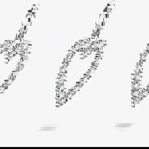 THOMAS SABO Charm Club Connect Silver Cubic Zirconia Open Heart Charm CC1237-051-14