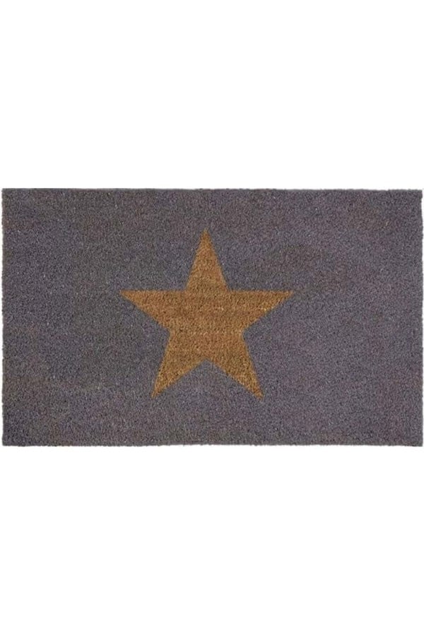 The Rugs Outdoor Printed Star Coir Mat