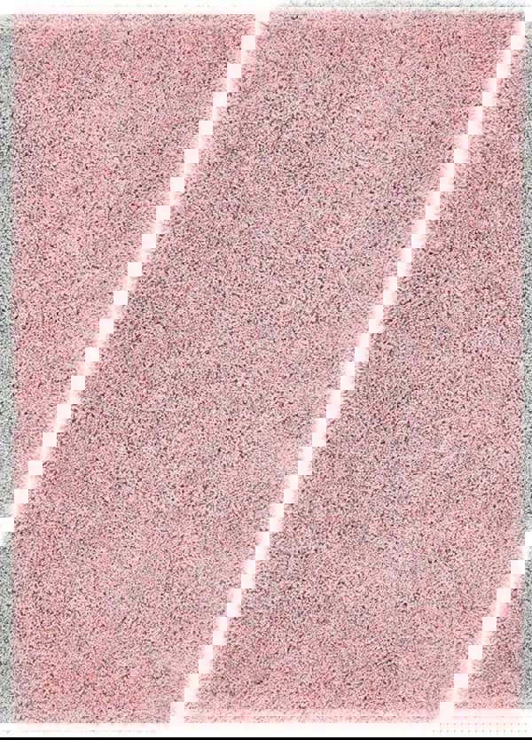 Chicago Pink Shaggy Rug | Cozy & Stylish | The Rugs