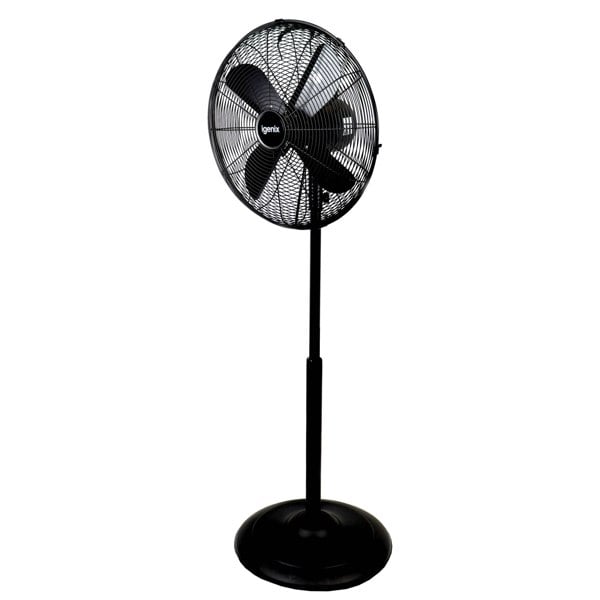 igenix 16 Inch Pedestal Fan, 3 Speeds, Black