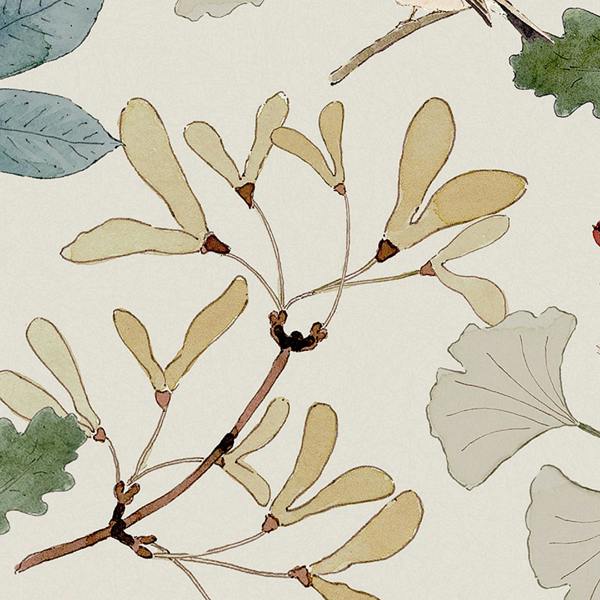 Sophie Allport Orchard Birds Off White Wallpaper