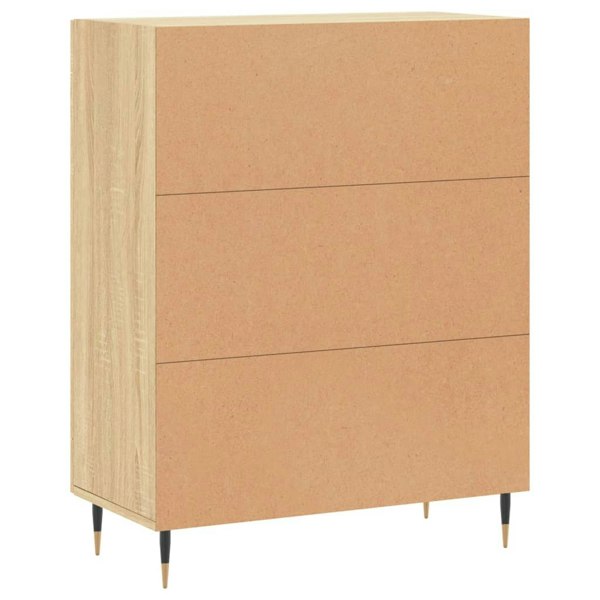 Berkfield Sideboard Sonoma Oak 69.5x34x90 cm Engineered Wood