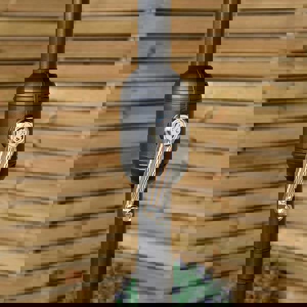 Samuel Alexander 2.7m Havana Garden Patio Parasol with Crank Handle and Cover in Blue