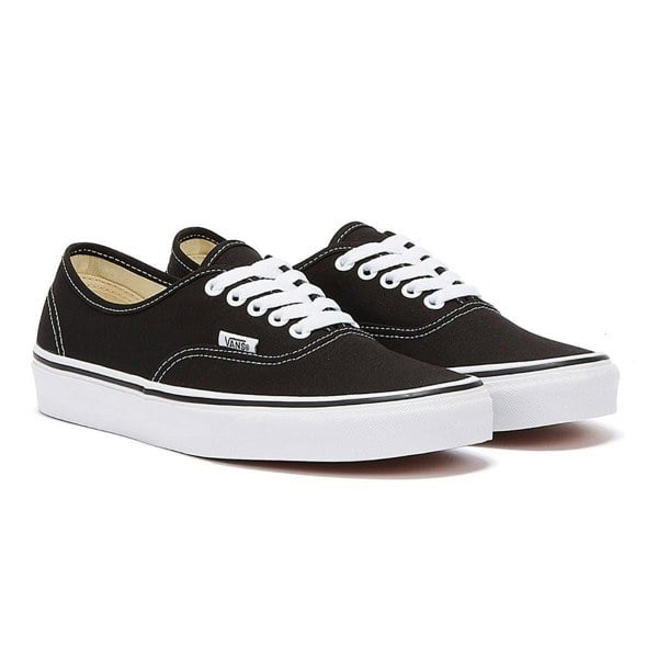 Vans Authentic Black / White Canvas Trainers