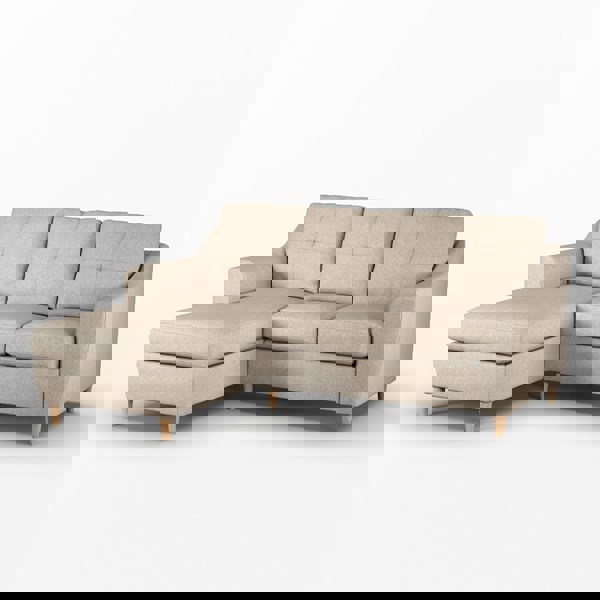 Furnishings For Less Baxter Fabric L Shaped 3 Seater Corner Sofa With Chaise