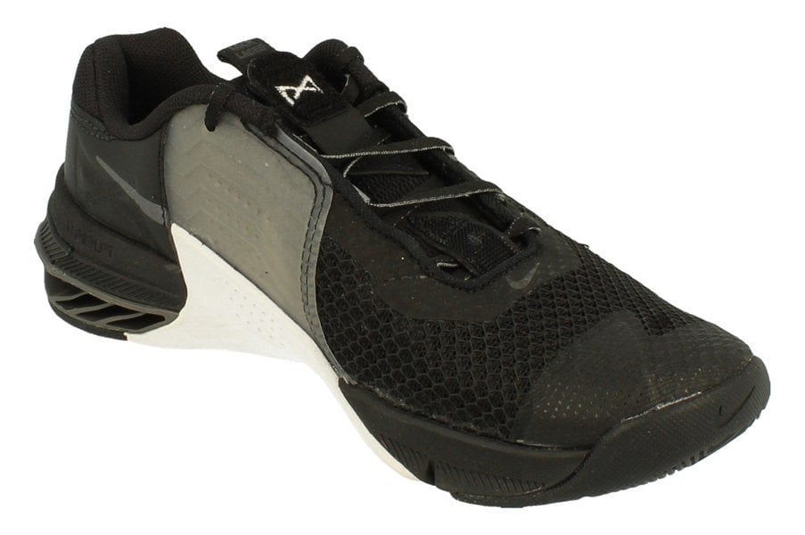 Nike Womens Metcon 7 Trainers Cz8280  010 - Black Metallic Dark Grey White 010 - Photo 3