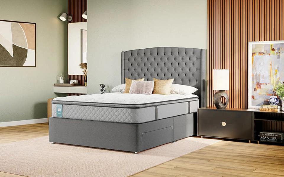 Sealy Blakemere Geltex Enhance 1800 Pocket Pillow Top Mattress