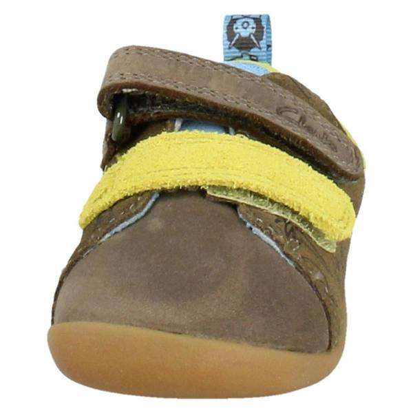 Clarks Boys Clarks Dino Print First Walking Shoes Roamer Roar
