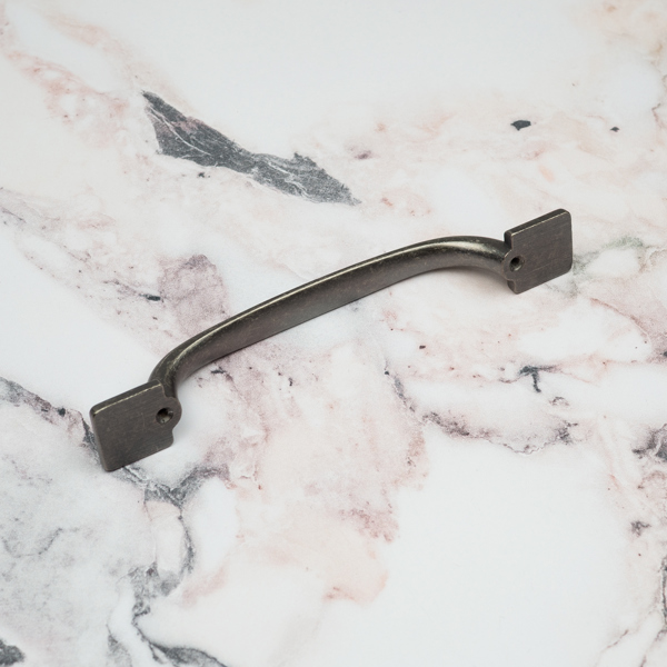 Handle & Home 128mm Antique Pewter Square Foot Handle