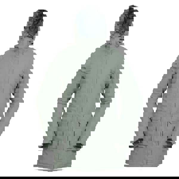 Mountain Warehouse Womens Ranger Water Resistant Padded Parka - Dark Khaki