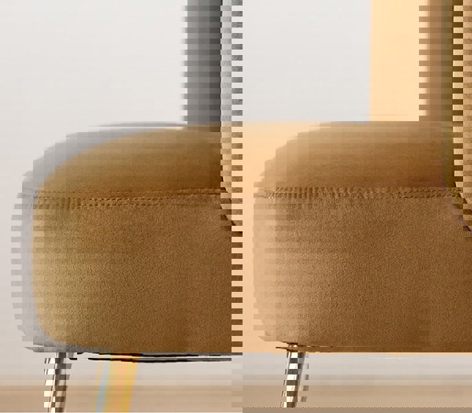 Dwight Dining Chair, Gold Frame-Weilai concept-Weilai Concept