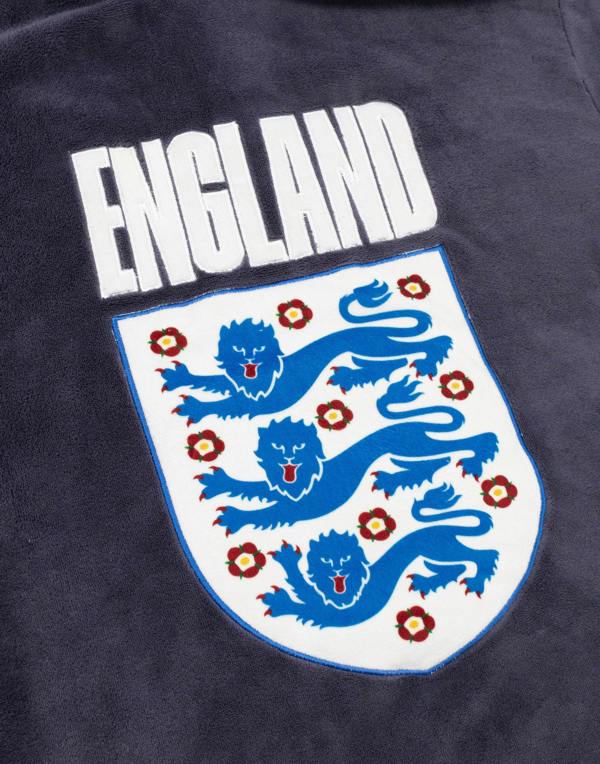 England Mens Blue Logo Long Sleeve Long Leg Pyjama Set