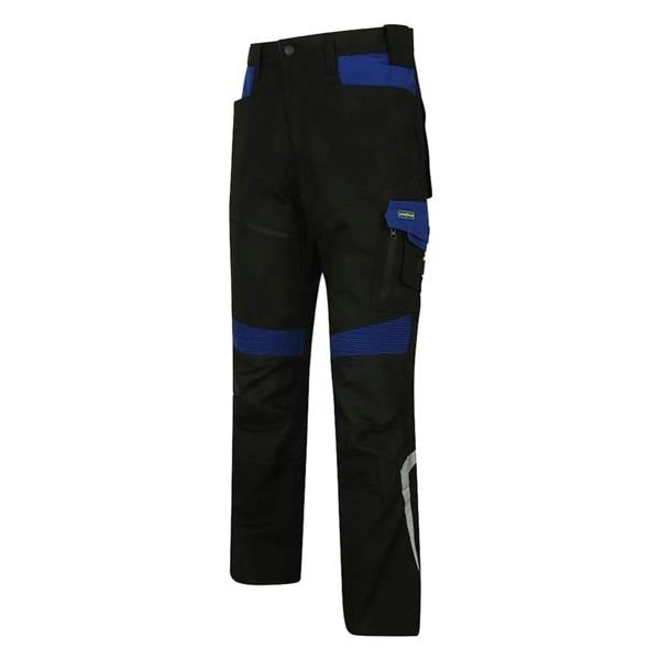 Goodyear Mens Reflective Cargo Trousers - Black - 