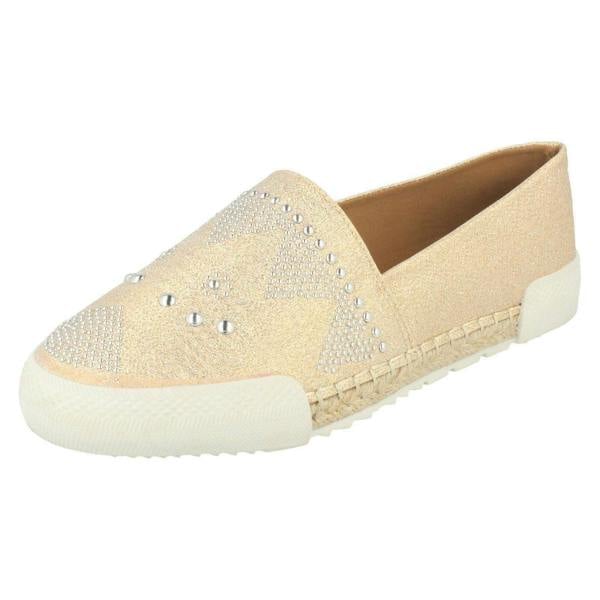Savannah Ladies Savannah Rope Edge Espadrilles