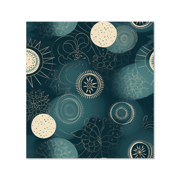 Warren Reed - Designer Blue Moon and Sun Kitchen Splashback