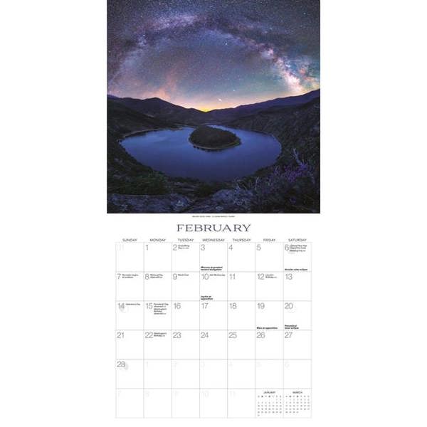 Galaxy of Stars Calendar 2027, Wall Calendars, Month To View, Natural World, Gift