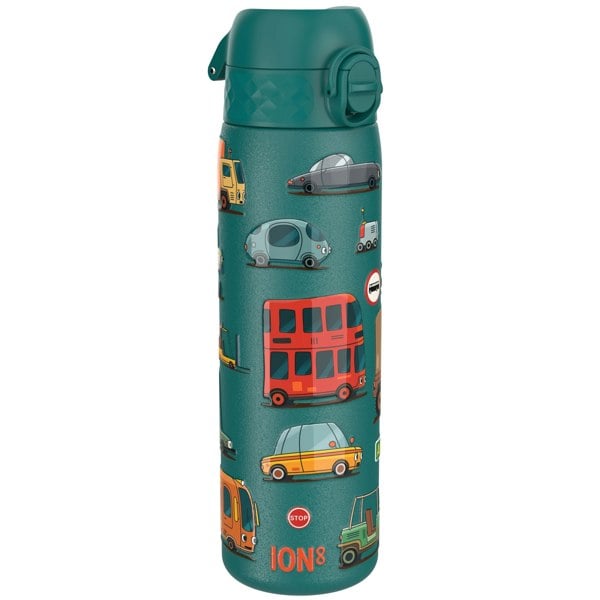 ION8 Leak Proof Slim Water Bottle, Stainless Steel, Automobiles, 600ml (20oz)