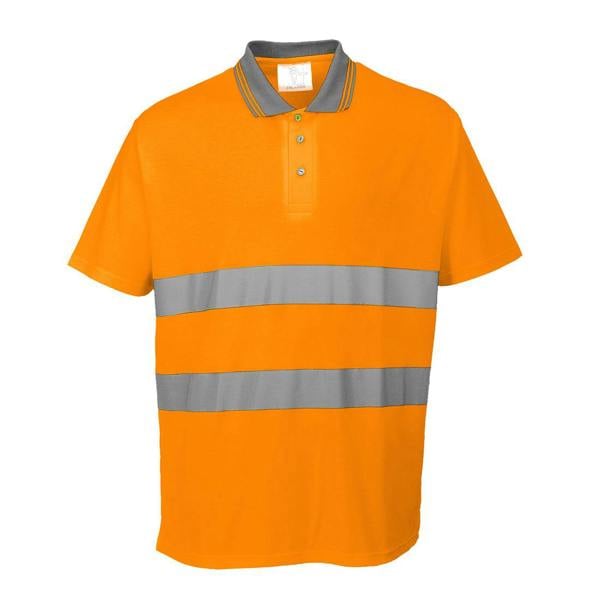 Hi-Vis Cotton Comfort Polo Shirt S/S - Hi-Vis Trousers