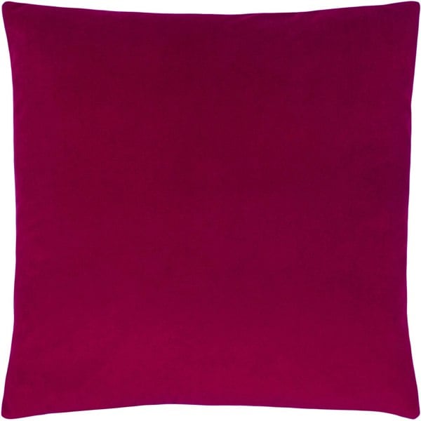 Evans Lichfield Sunningdale Velvet Cushion Cover - Cerise