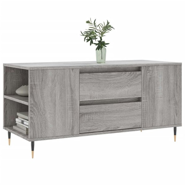 Berkfield Coffee Table Grey Sonoma 102x44.5x50 cm Engineered Wood