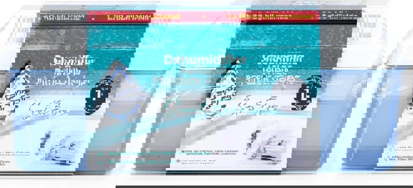 MANTRARAJ Refillable Moisture Absorbers Dehumidifier 500g Refill Absorbs up to 1L of Moisture for Home Office