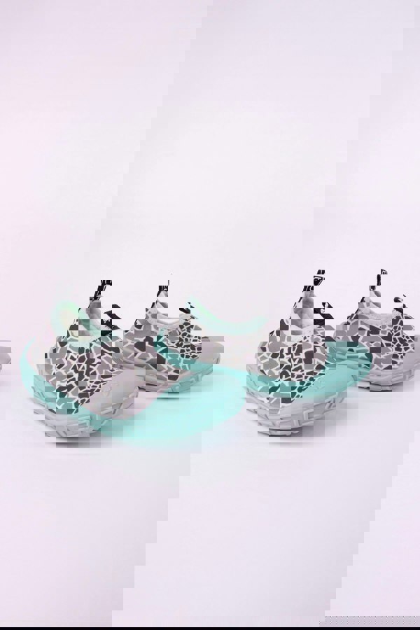Turtl Kids' Recycled Water Shoes in Aqua & Shell Print