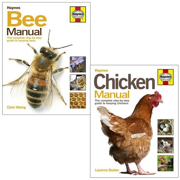 J H Haynes & Co Ltd Haynes Bee Manual, Chicken Manual 2 Set By Claire Waring