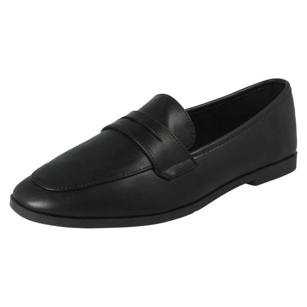 Down to Earth Ladies Down To Earth Flat Loafer Style Work Formal Shoes F80582