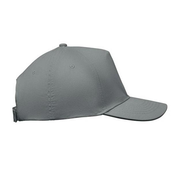 MidOcean Sunny 5 Panel Baseball Cap - Grey - 