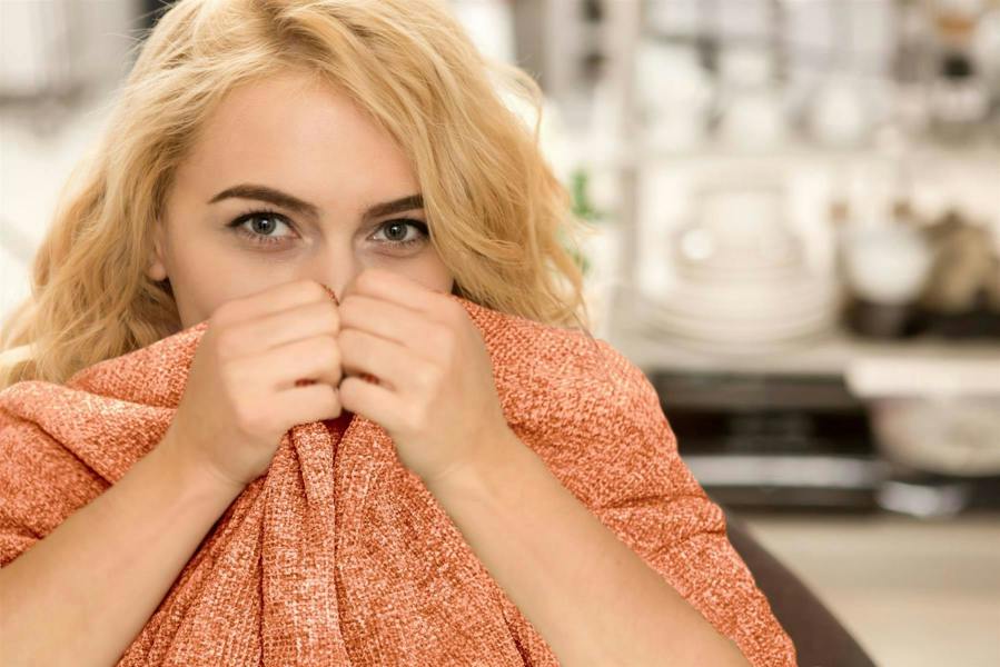Darcy Tassel Burnt Orange Throw 50x60"
