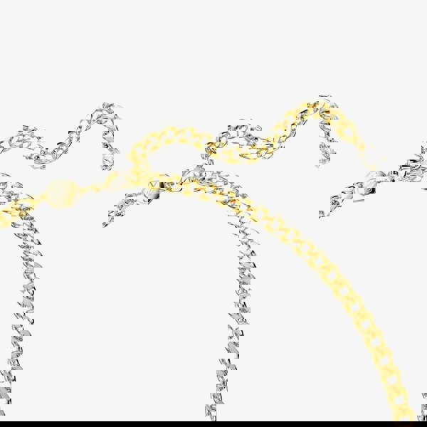 Swarovski Dextera White Mixed Cuts Gold Tone Plated Necklace 5663338