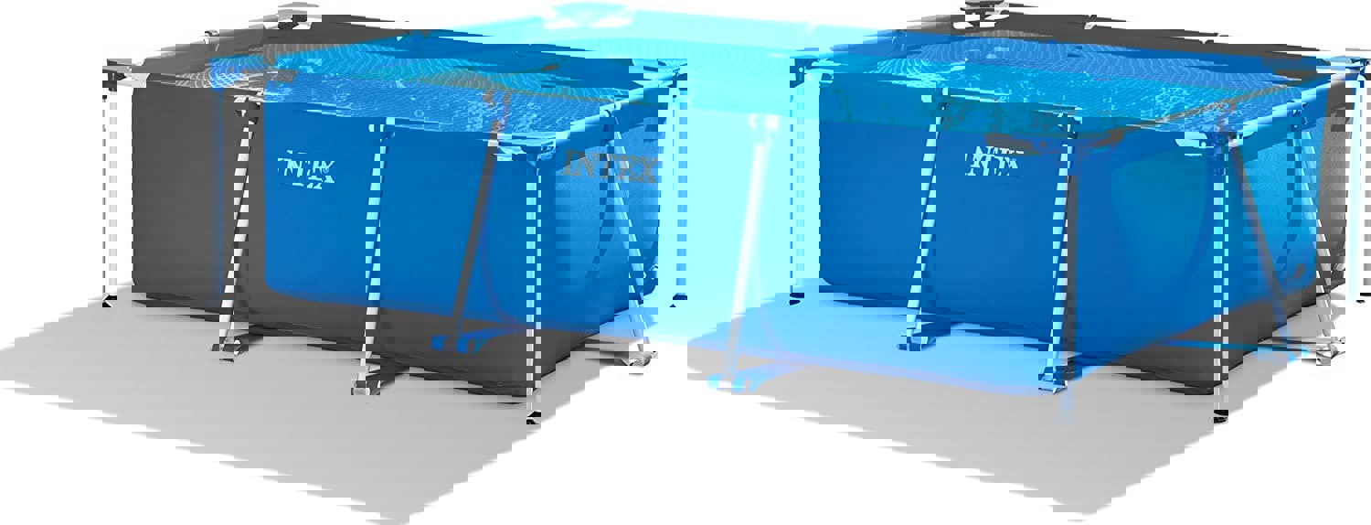 Intex Metal Frame Rectangular Pool 300 X 200 X 75cm